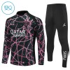 Paris Saint-Germain Training Sweatshirts Quarter-zip 2025-26 Schwarze Für Kinder
